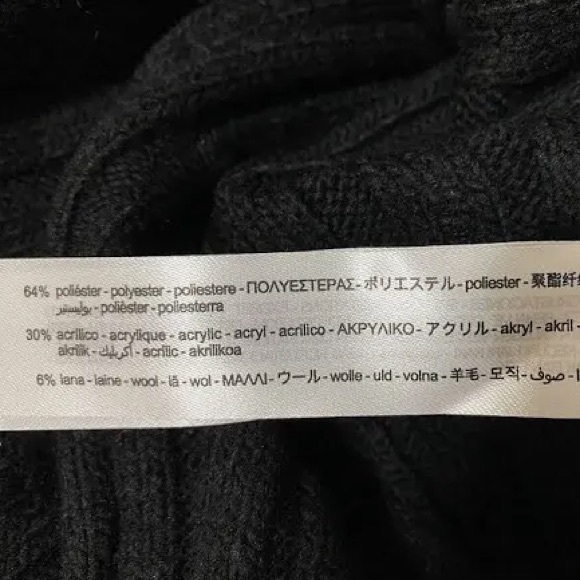 Zara Fringed Pearl Knit Wool Blend Sweater - Picture 15 of 16